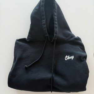 Obey Classic Black Pullover Hoodie